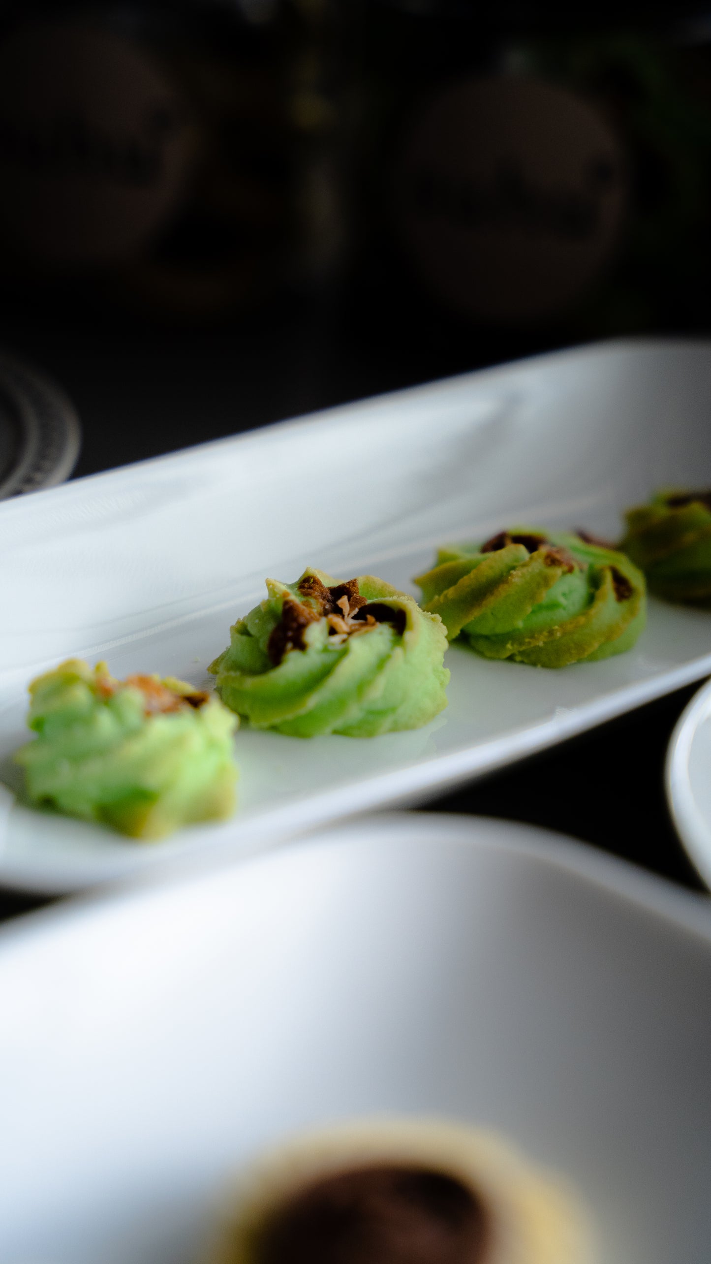 Pandan Gula Melaka Butter Cookie