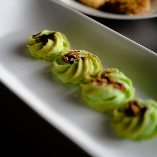 Pandan Gula Melaka Butter Cookie