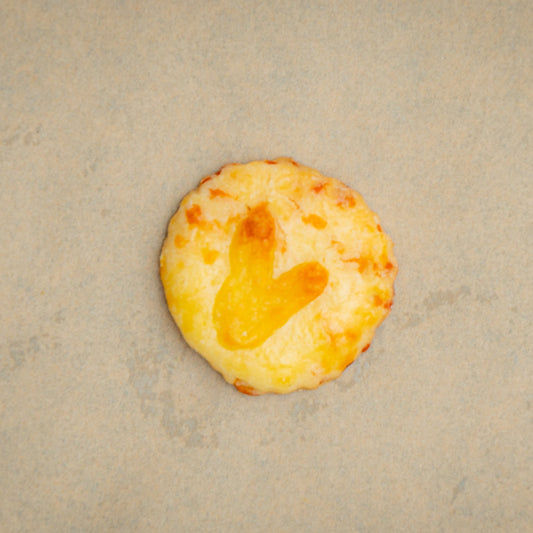 Topdown of Cheese Tart Cookie.